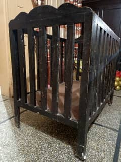 Pure wooden baby cot urgent sell