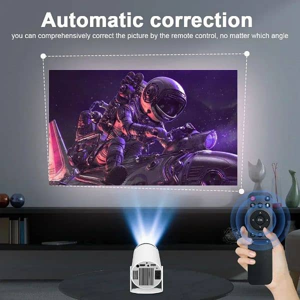 New HD Display android Projector Mini office Projector Mobile Project 4