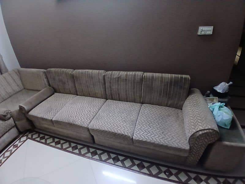 7 seater sofa L shape 1