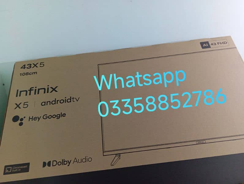 INFINIX ANDROID LED 43" . . . 1 months used 3 years warranty 0