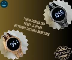 Here’s a description you can use for OLX:  Touch Screen LED Watch |