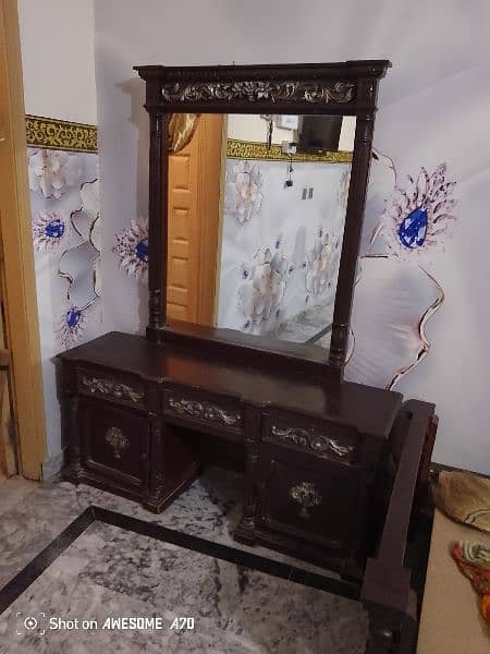 2 single bed |1 dressing table|1  side table 3