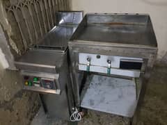 Hot plate and frier