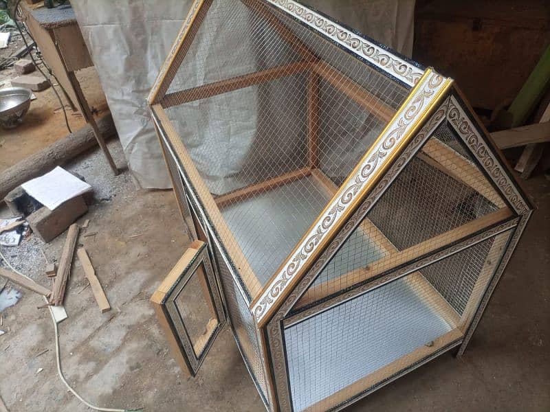 wood made Hen cage 3