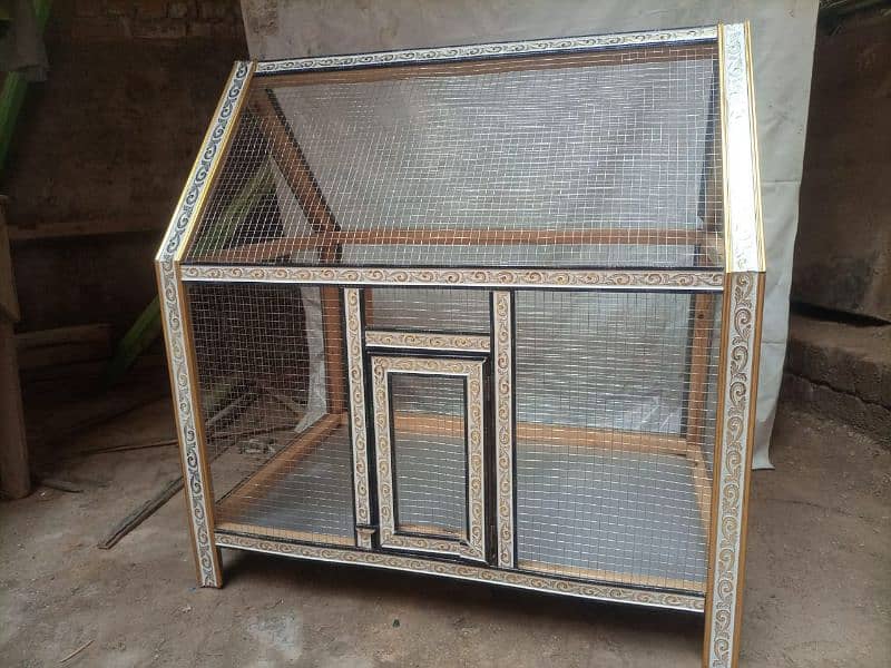 wood made Hen cage 4