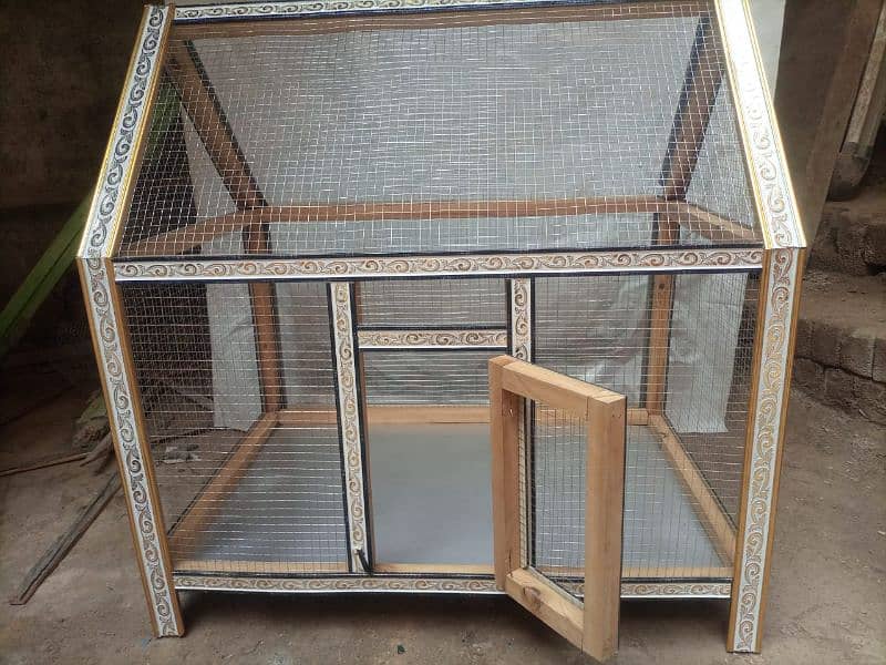 wood made Hen cage 5