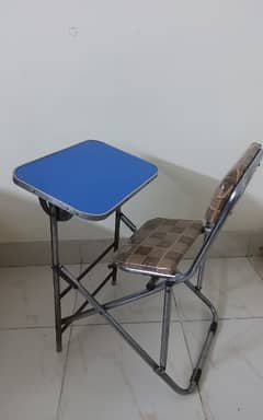 Study table with chair foldable