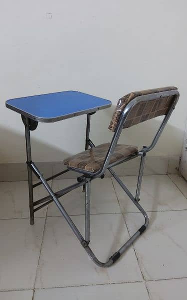 Study table with chair foldable 2