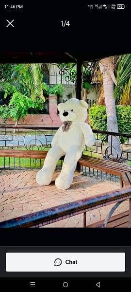 Teddy bears available 3.3 to 7 feet larg big human size tedy available 4