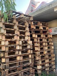 wooden pallets used