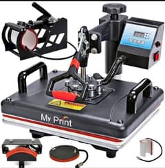 Combo heat press machine