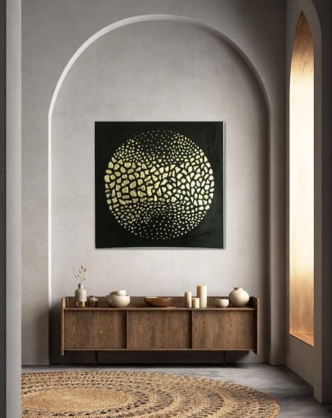 Textured Art with Resin modern handmade painting 12