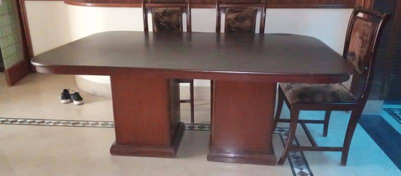 6 seater wood dinning table 5