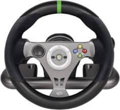 Xbox 360 wireless steering wheel