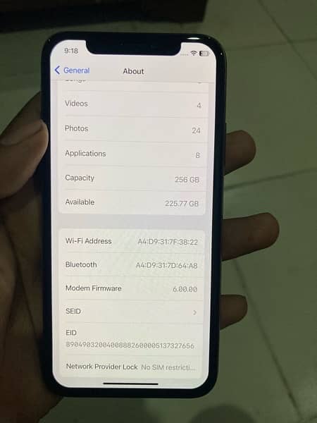 IPHONE XS 256 GB ALL OK FACTORY UNLOCK 1