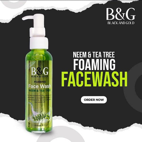 B&G NEEM FACE WASH 120ML 1