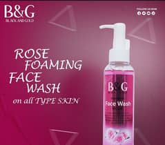 B&G Pink rose face wash 120ML