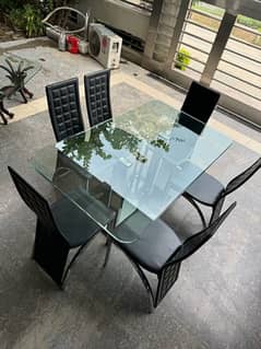 Dinning table with 6 chairs