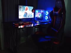 Complete Gaming Setup for sale with monitor chair and table