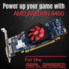 AMD RAEDON 6450 1GB graphic card