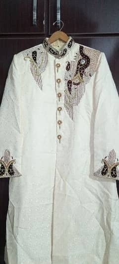 embroidery sherwani.