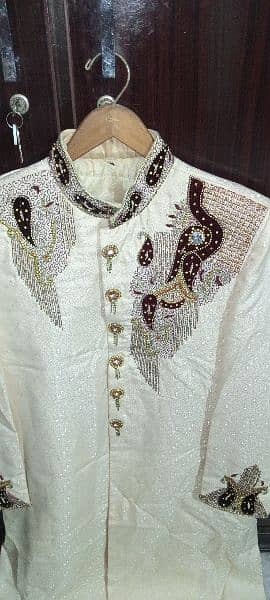 embroidery sherwani. 1