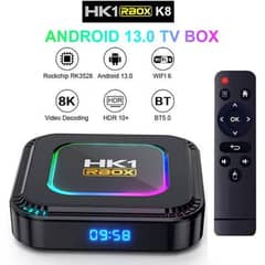 HK1 RBOX 4gb 64gb Android 13 TV Box RK3528 2.4G 5G WiFi BT4.0 8K