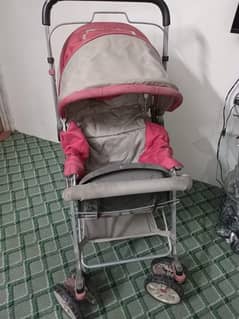 Comfortable pram in a good condition