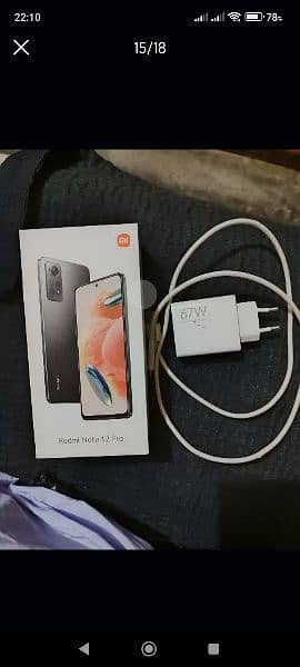 Redmi note 12 pro 4G *  8)256 GB ( 03043444522 ) ( 03702280499 ) 5