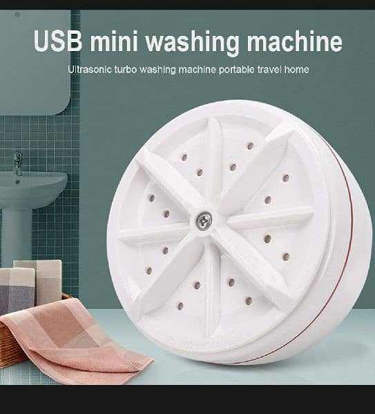 Mini Portable USB Operate Washing Machine Turbine with Box 5