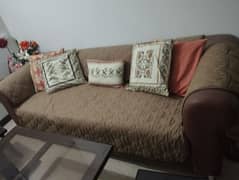 sofa set and tables for sale