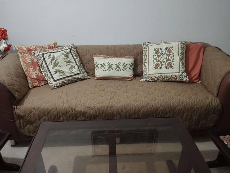 sofa set and tables for sale 3