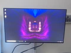 Dell 24" led bezel less IPS panel with hydraulic stand.