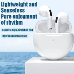 Original Pro6 TWS Smart Touch Control Wireless Headphone Bluetooth 5