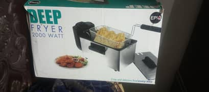 Epiq Deep Fryer Imported  Just Box Open