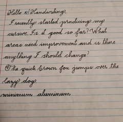 handwriting