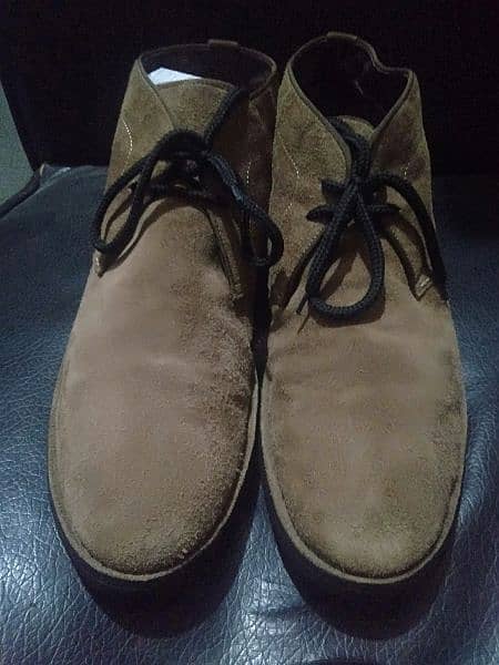 Carlo pazolini boots suade brown size 44 Pakistani 10 or 11 1