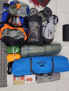 Camping Equipment. Various items. Full camping gear available