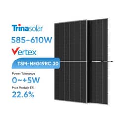 Trina Solar N type 595watt Bifacial