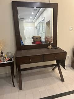 Console with Mirror