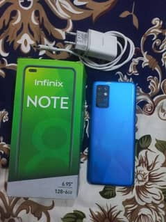 infinix Note 8 box charger 6 128 condition very good