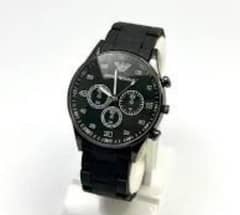 Men's rubber strap watch