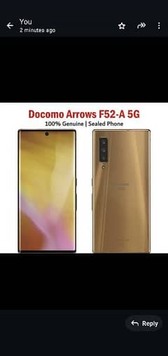 docomo 5g f52-a