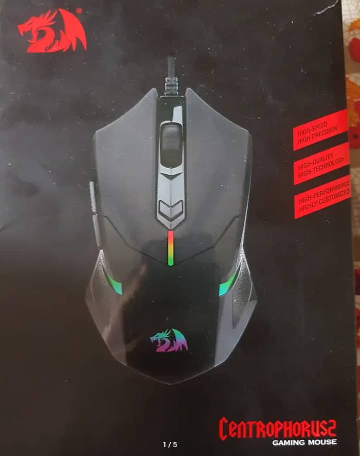 Redragon Centrophorous M601-2 RGB Gaming Mouse 0