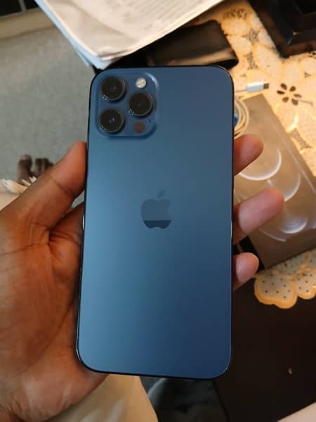 iPhone 12 Pro Max PTA approved pacific blue color 2