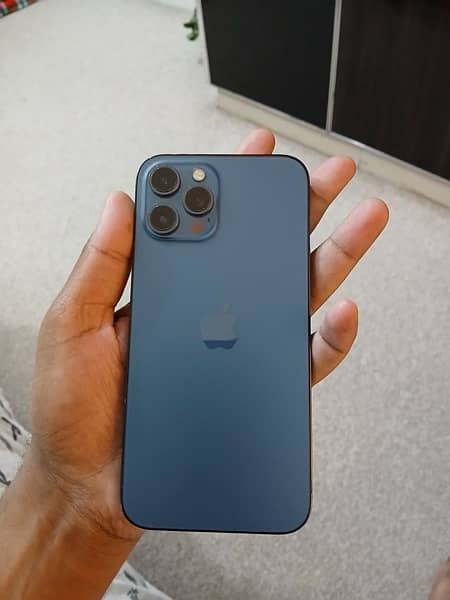 iPhone 12 Pro Max PTA approved pacific blue color 6