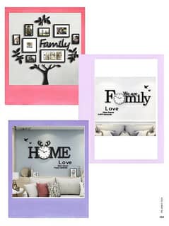 family wall decoration clock bi sat