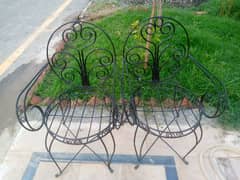 Steel chairs pair for sale just rupees 5000/-