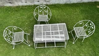 Iron Table Chairs for kids