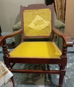 wooden chairs in good condition